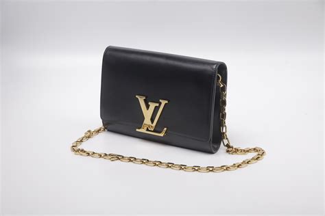 louis vuitton black chain purse|authentic black louis vuitton purses.